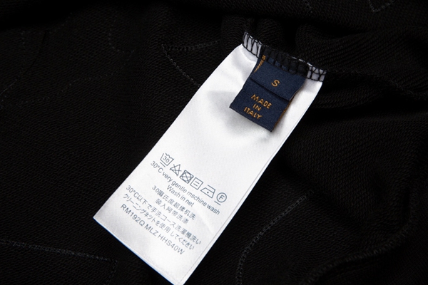 ブランドパーカー角部分ディテール